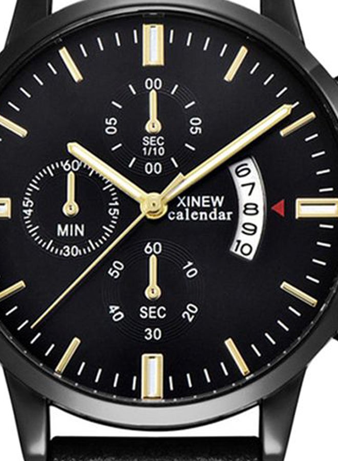 men Quartz Big Dial Calendar Fashion Wrist Watch NNSB03701714 - Image 2