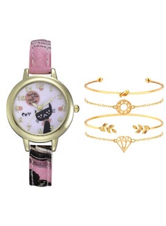 women Analog Watch And Bracelet Set