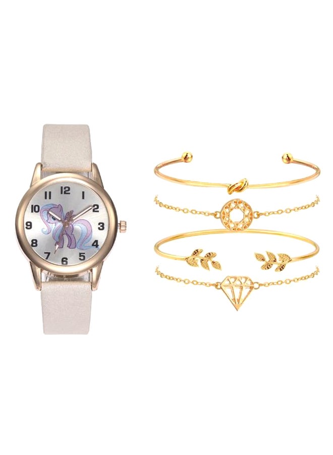 Generic - women Analog Watch And Bracelet Set - Image 1