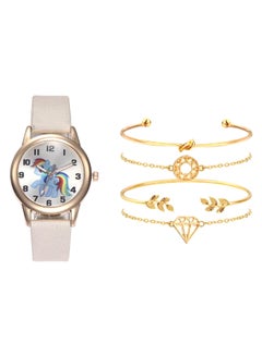Women's Analog Watch And Bracelet Set