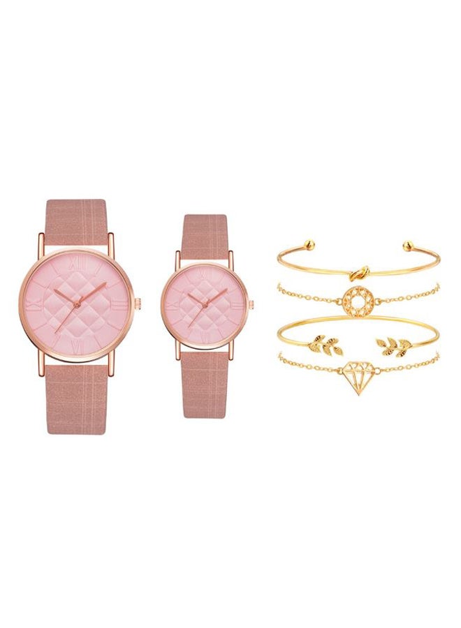 Generic - unisex Analog Watch And Bracelet Set - Image 1