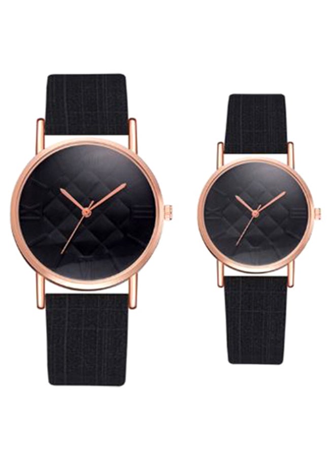 Analog Watch And Bracelet Set