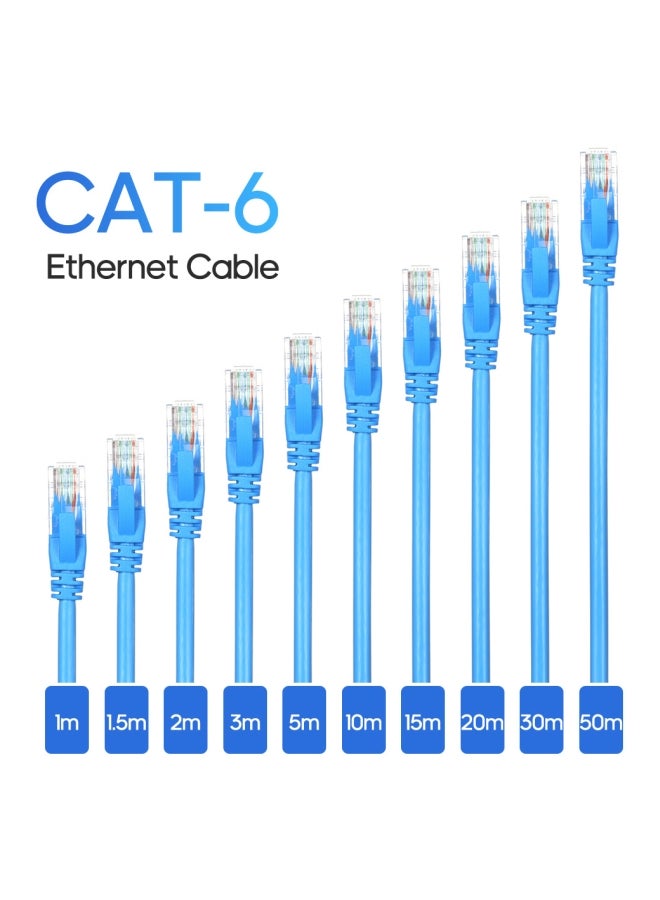 ماركة غير محددة - كابل إيثرنت CAT 6 أزرق - Image 1