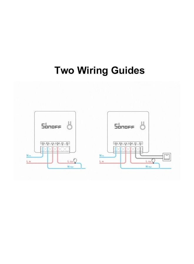 SONOFF 4-Piece Remote Control Smart Switch Set White - Image 2