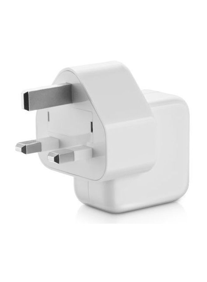 UAE-3Pin-Plug Fast Charging Adapter With 30-Pin Cable White  - Image 3
