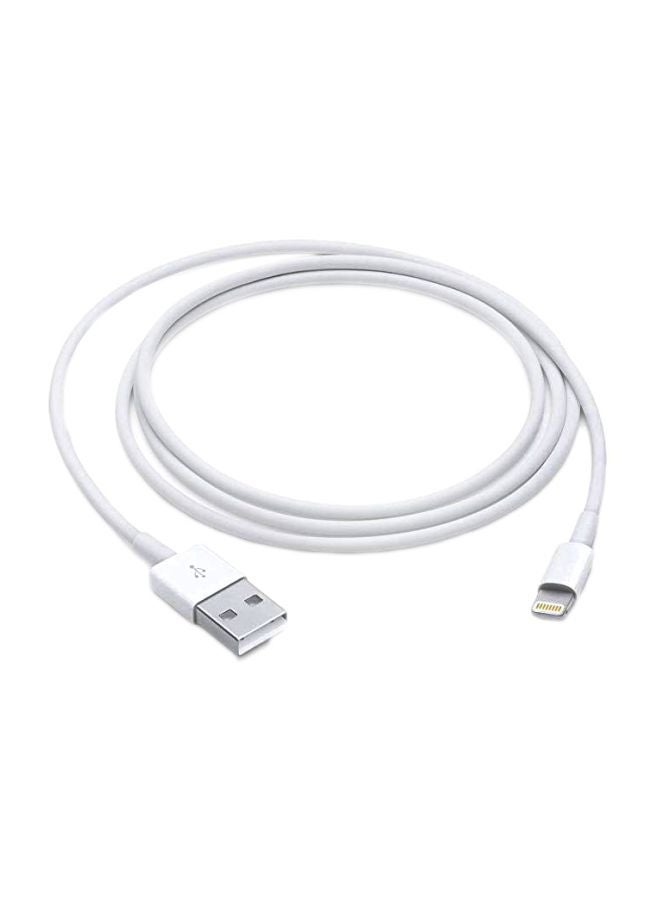 Type-C To Lightning Charging Cable White - Image 1