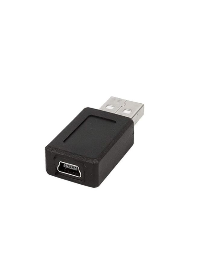 Generic - USB 2.0 Male To USB Male Cord Cable Adapter Black/Silver - Image 1