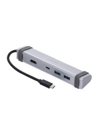 4-In-1 Multifunctional Type-C HUB Silver/Black - v1571660151/N30954905A_1