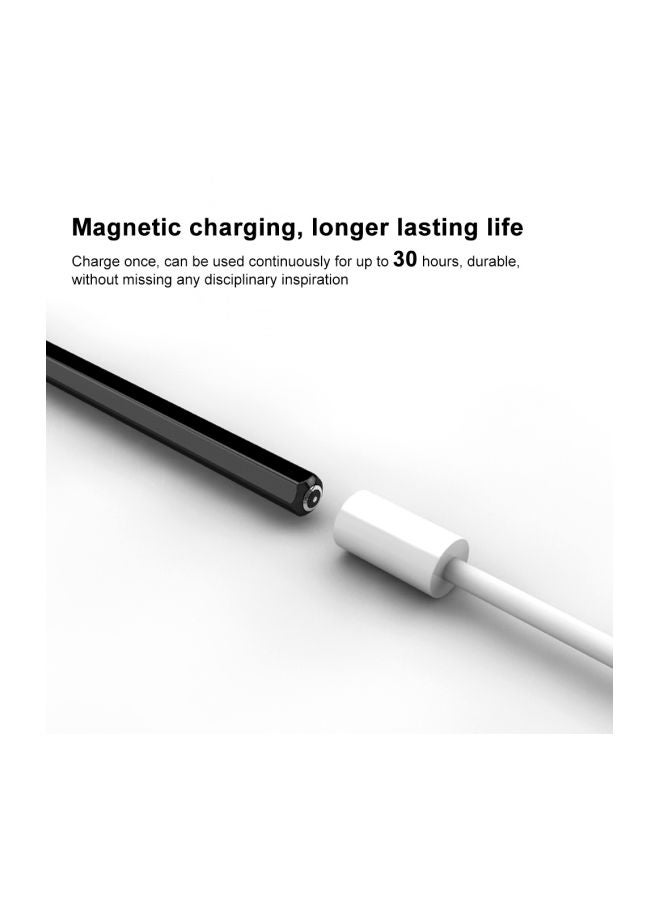 2 In 1 Capacitive Touch Stylus Pen Black