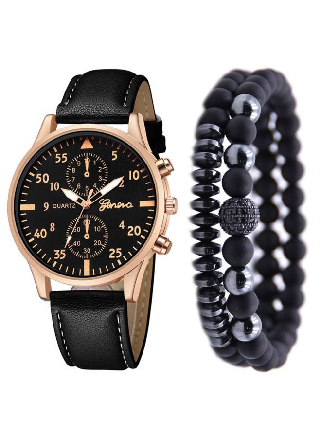 Men's 3-Piece Chronograph Watch And Bracelet Set 2735  - Image 1