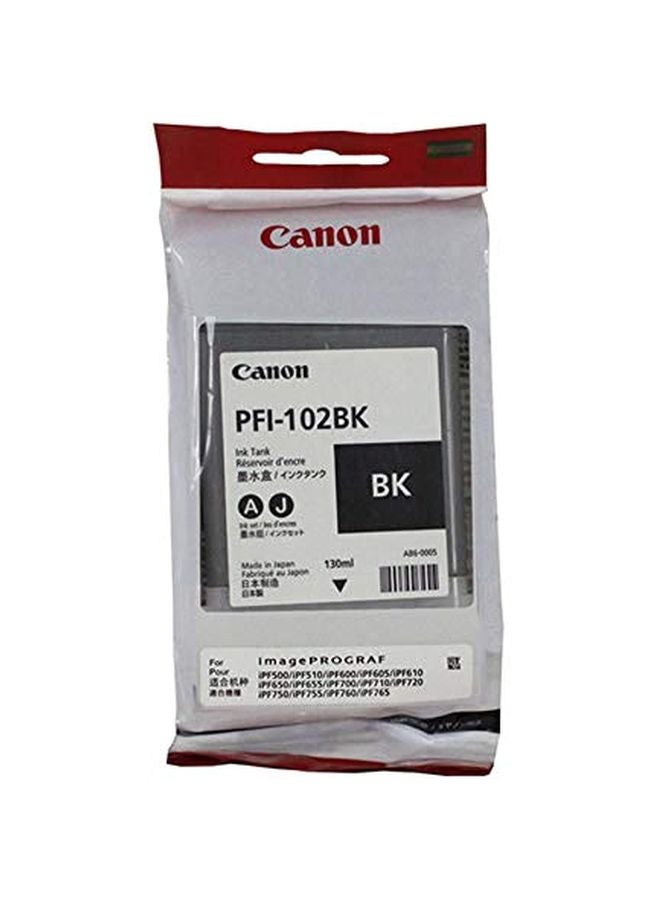 كانون خرطوشة حبر طراز PFI-102BK أسود