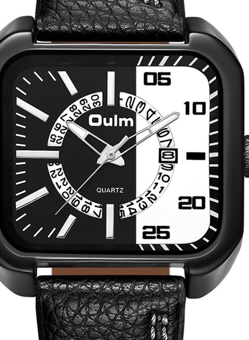 Oulm Men's Silicone Analog Watch 1922  - Image 2