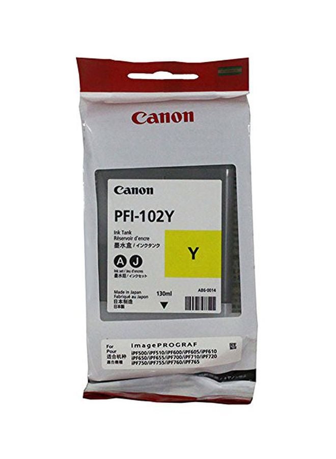 Canon Ink Cartridge For ImagePrograf iPF760 Yellow - Image 2