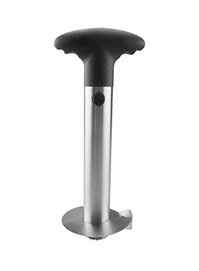 Stainless Steel Pineapple Corer Silver/Black 24x8.5cm - Image 1