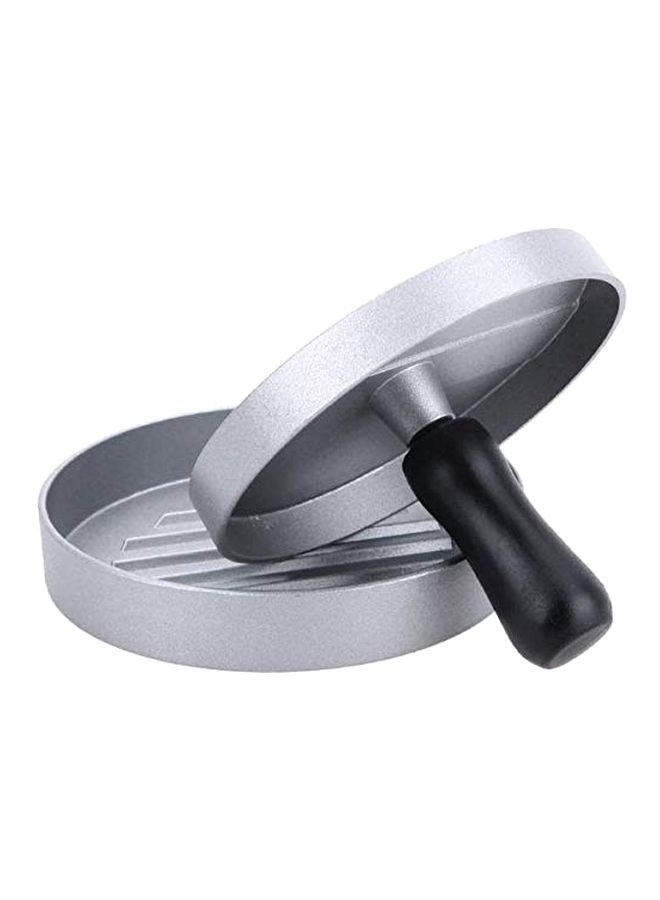 Metal Meat Press Silver 3.5x4.9x4.8inch