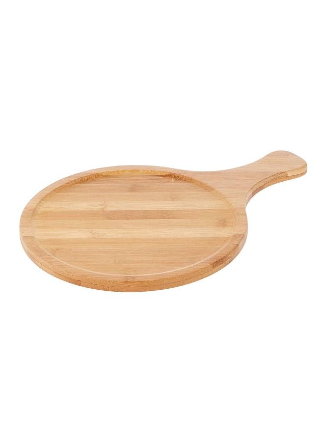 Liying Wooden Pizza Plate Brown 39x27cm