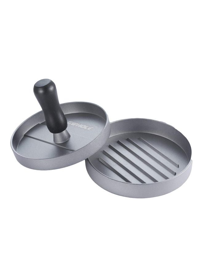 Non-Stick Burger Press Silver 8.4x12.4x12.2cm