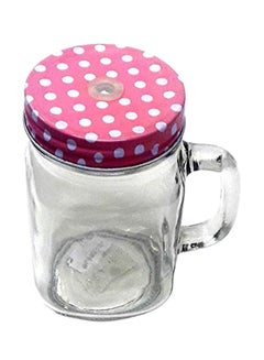 Glass Mason Jar With Lid Clear/Pink - v1571661407/N30534900A_1