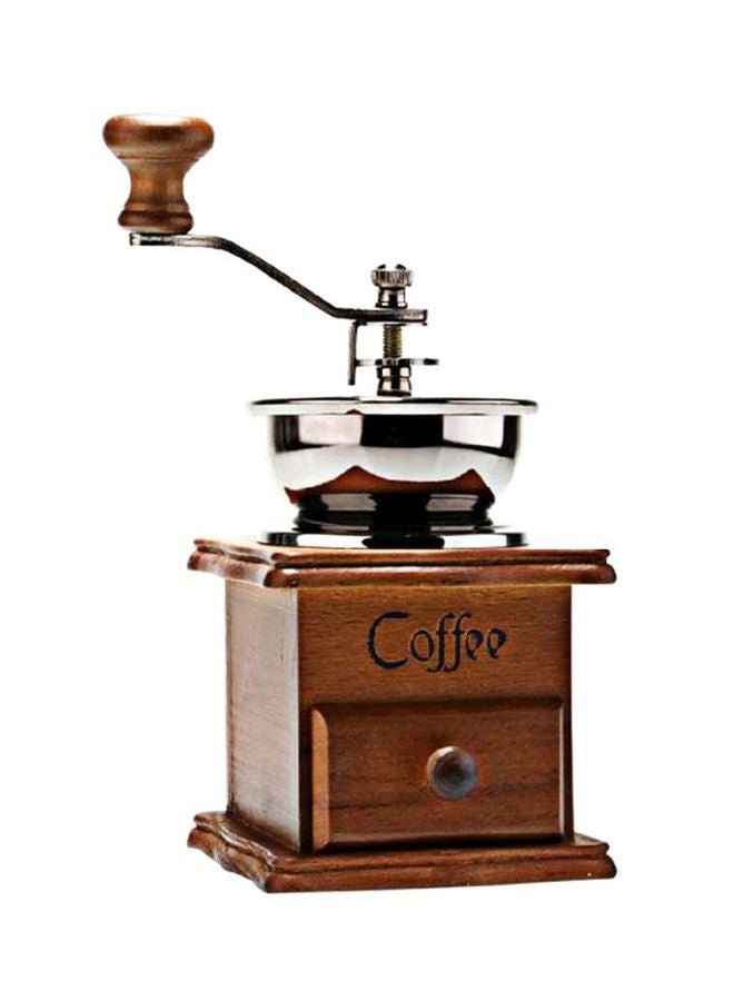 Nleader Manual Coffee Grinder Brown/Silver 21x9.6centimeter 