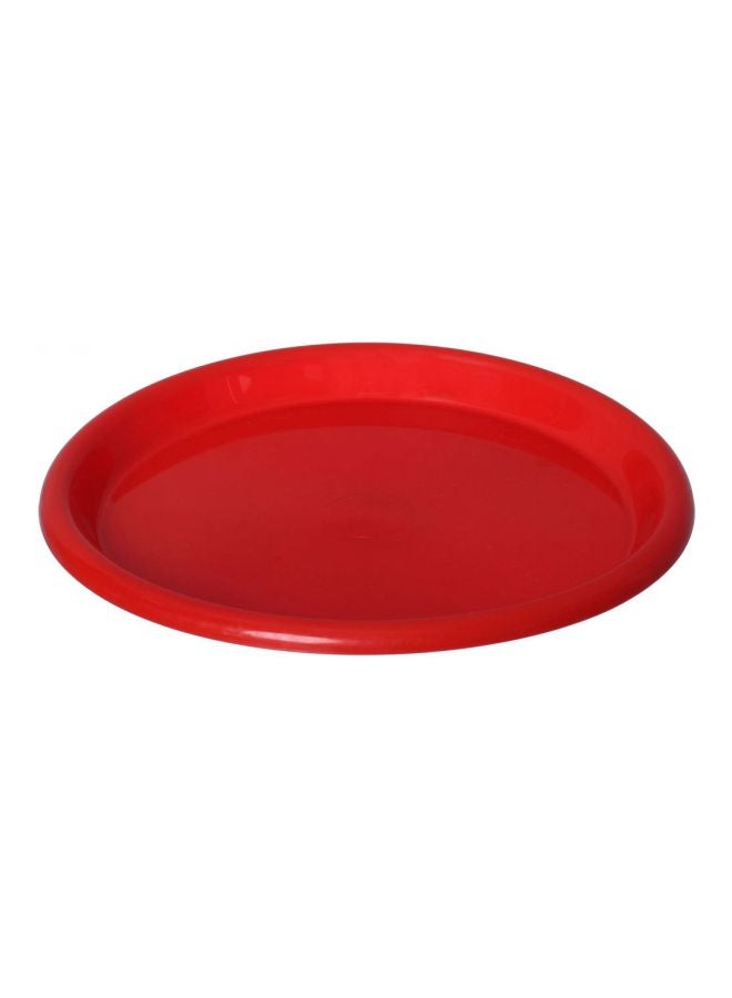 Plastic Round Plate Red 6.5cm - v1571661459/N30074162A_1