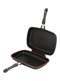 DESSINI Double Sided Pressure Grill Pan Black 36cm 