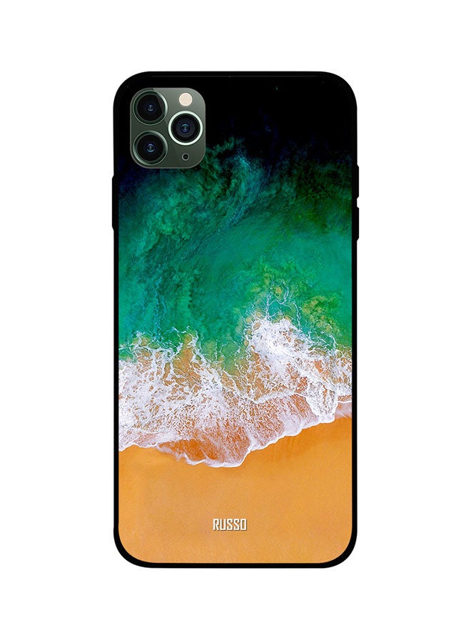 RUSSO Protective Case Cover For Apple iPhone 11 Pro Sea Waves 