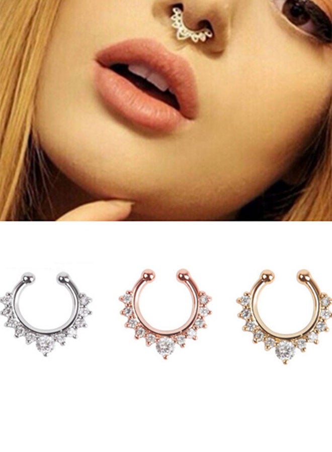 4-Piece Alloy All Match Nose Ring  - Image 2