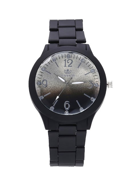 Men's Quartz Steel Band Round Dial Pointer Display Watch  8396