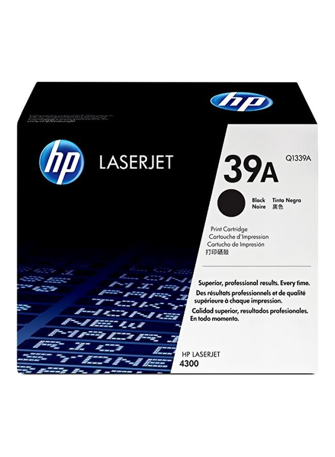 HP خرطوشة حبر 39A لطابعة ليزر جيت من HP أسود - Image 2