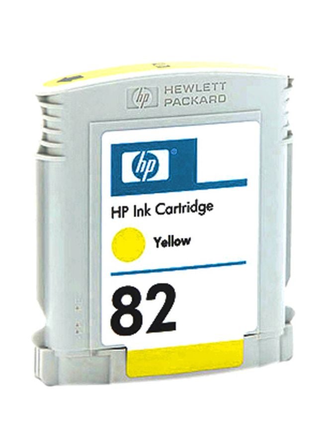HP Original 82 Ink Cartridge Yellow