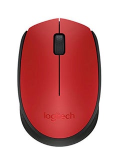 M170 Wireless Clamshell Optical Mouse Red