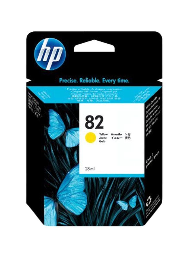 HP Ink Toner Cartridge 82 Yellow - Image 1