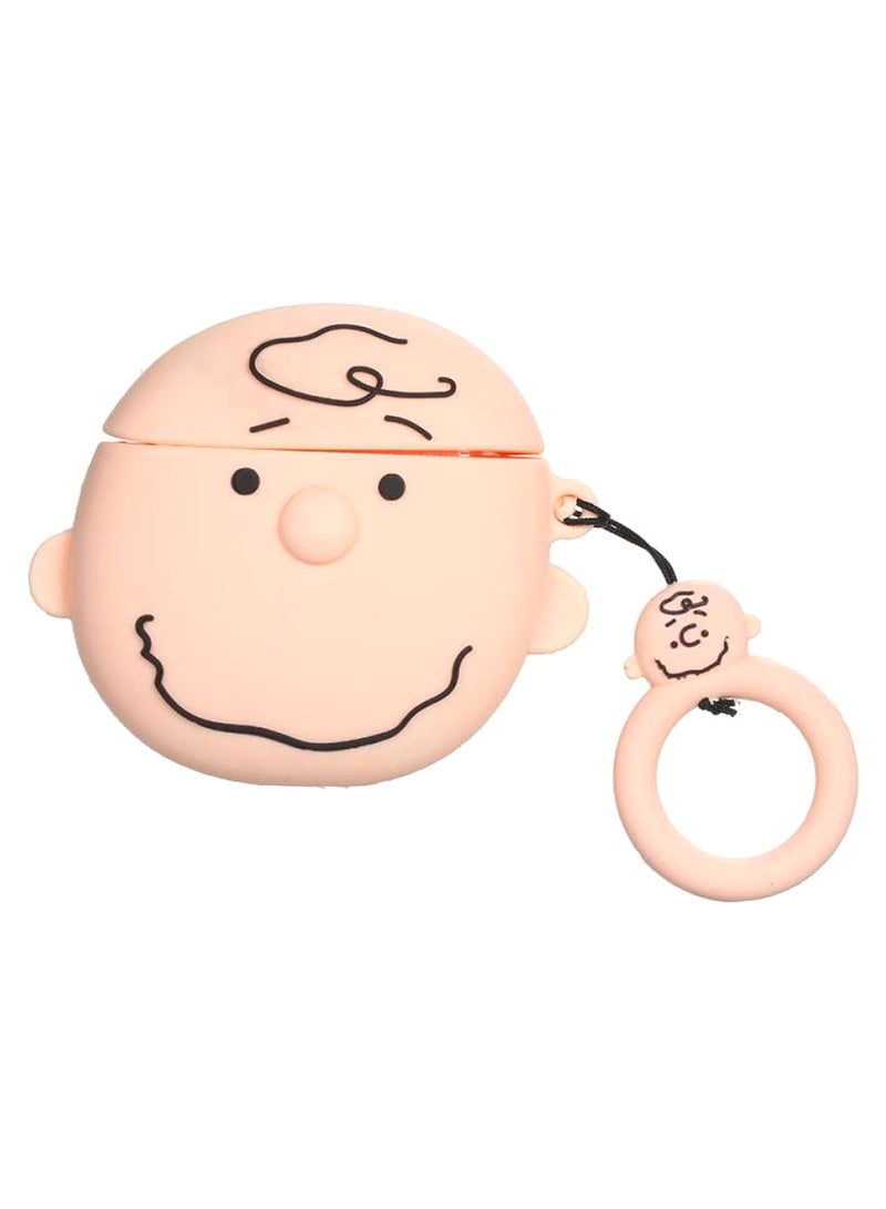 3D Charley Clamshell Earphone Sleeve Beige/Black - Image 1