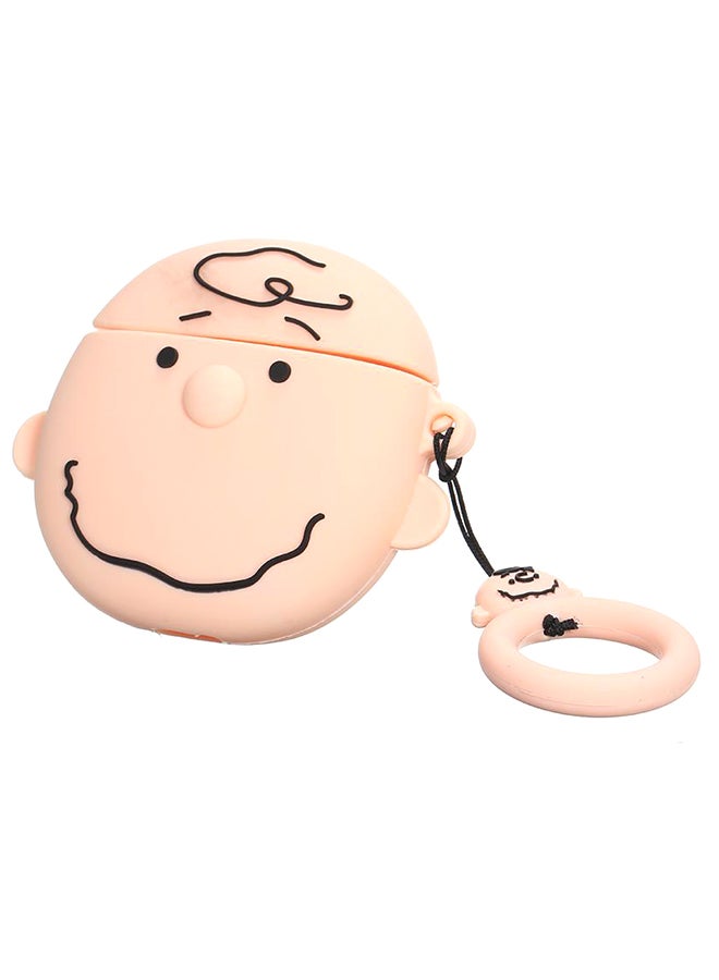 3D Charley Clamshell Earphone Sleeve Beige/Black - Image 2