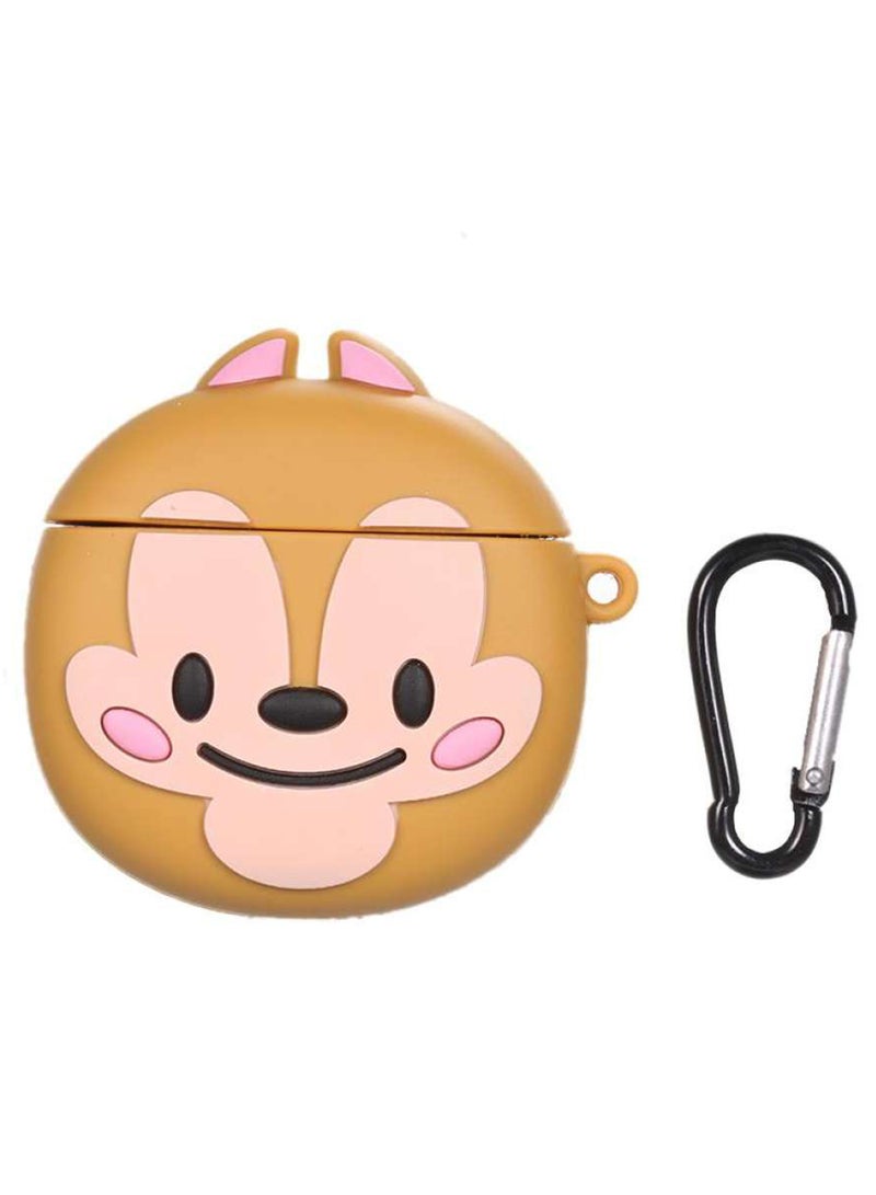 3D Titi Clamshell Earphone Sleeve Brown/Pink/Black - Image 1