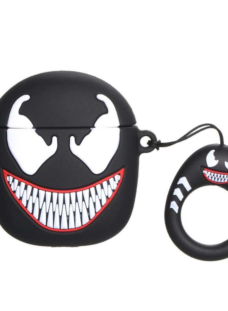 3D Venom Clamshell Earphone Sleeve Black/White/Red - Image 2