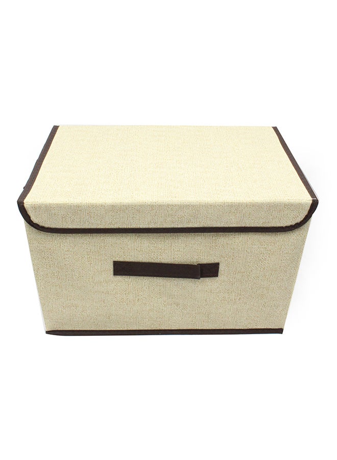 Sharpdo Non-Woven Foldable Storage Box Beige 38 x 24 x 24centimeter  - Image 1