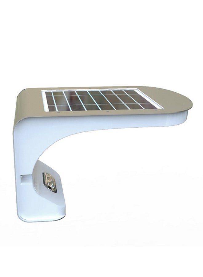 نافيتاس مصباح حائط للحدائق يعمل بالطاقة الشمسية بسطوع 1000 لومن (10 وات) مع جهاز استشعار الأشعة تحت الحمراء السلبي أبيض/فضي - Image 2