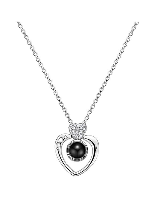 I Love You 100 Languages Light Projection Necklace - Image 1