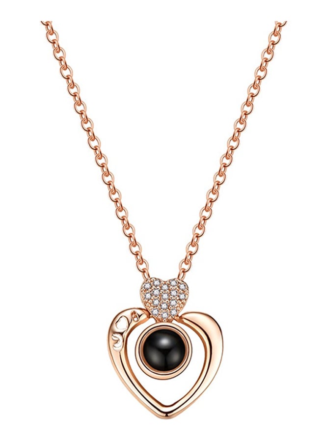 I Love You 100 Languages Light Projection Necklace - Image 2