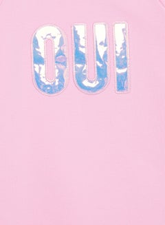 NAME IT Kids Oui Sweatshirt Prism Pink  - Image 3