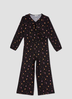 NAME IT Kids Wrap Playsuit Black  - Image 1