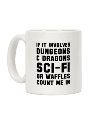 If It Involves Waffles Count Me In Printed Coffee Mug White - v1571730694/N30994706A_1