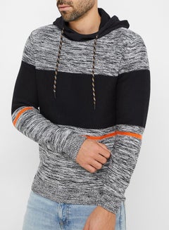 JACK & JONES Colourblock Hoodie White  - Image 1