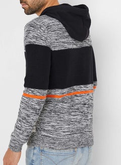 JACK & JONES Colourblock Hoodie White  - Image 2