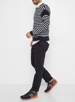 Striped Sweater Navy Blazer - v1571732164/N30909147V_3