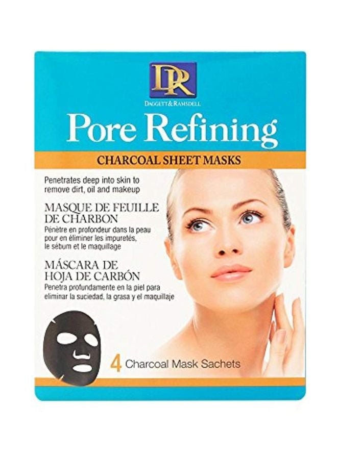 Daggett & Ramsdell 4-Sachets Charcoal Sheet Mask 