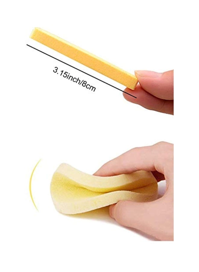 Tegelrying - 20-Piece Compressed Facial Sponge Yellow - Image 1