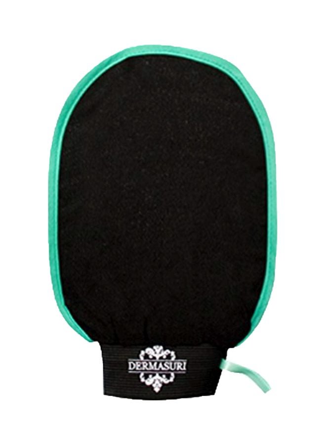 dermasuri - Dermasuri Deep Exfoliating Mitt Body Scrub Black/Green - Image 1