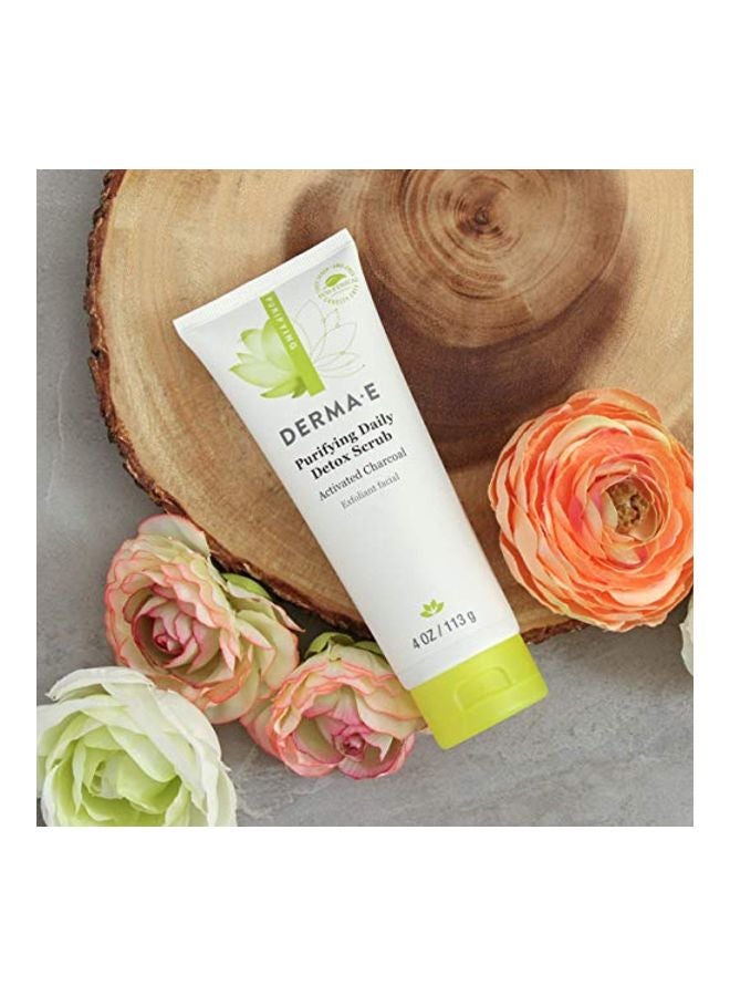 derma-e - Purifying Daily Facial Detox Scrub With Activated Charcoal - Image 1